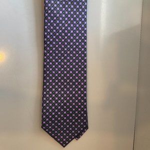 BRIONI Printed Silk Tie Italian Made